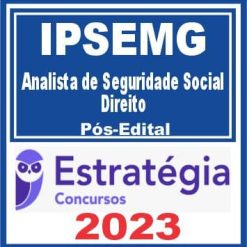 IPSEMG (Analista de Seguridade Social - Direito) Pós Edital - Estratégia 2023