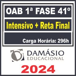 Intensivo + Reta Final | OAB 1ª Fase | 41º Exame