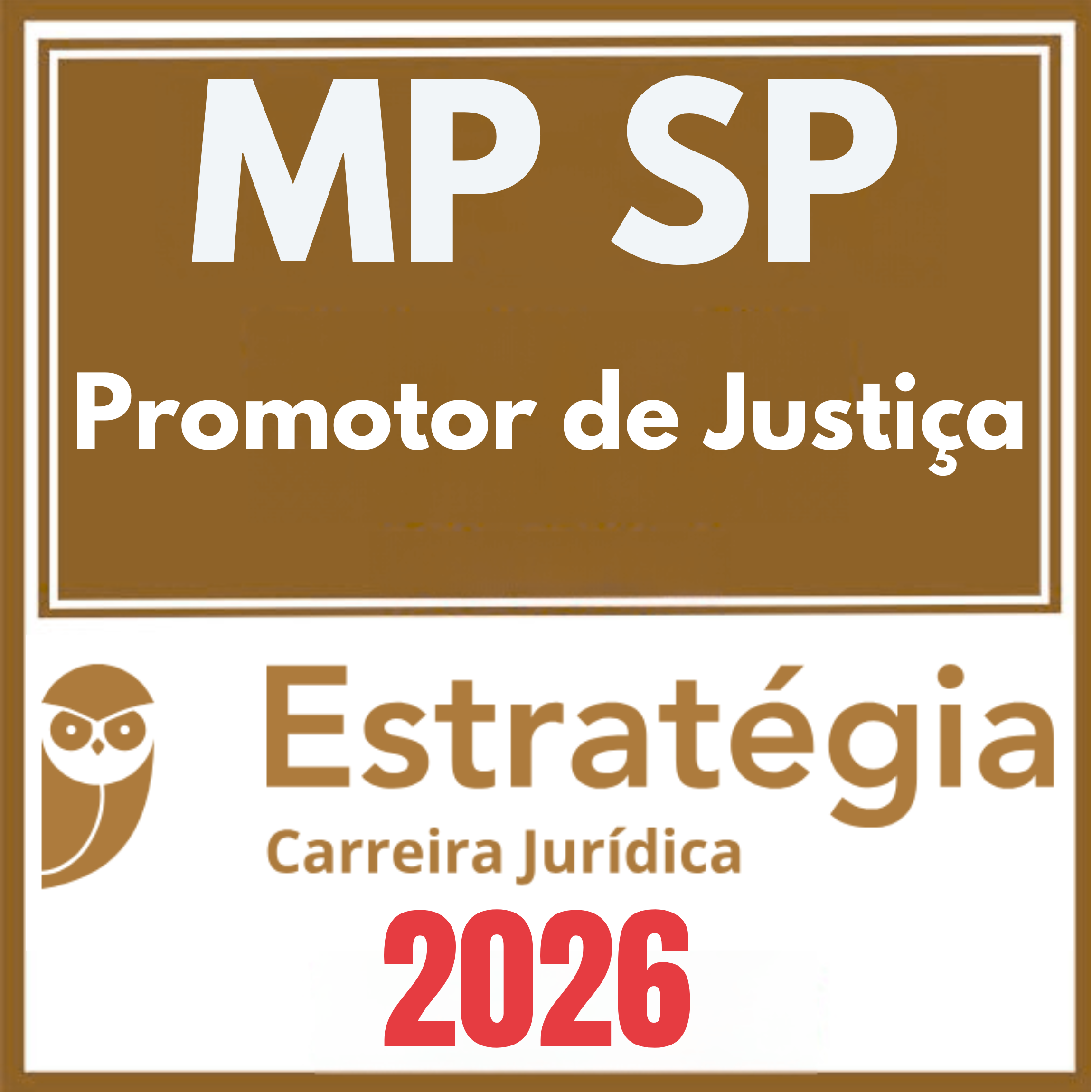 MP SP (Promotor) Estratégia 2026